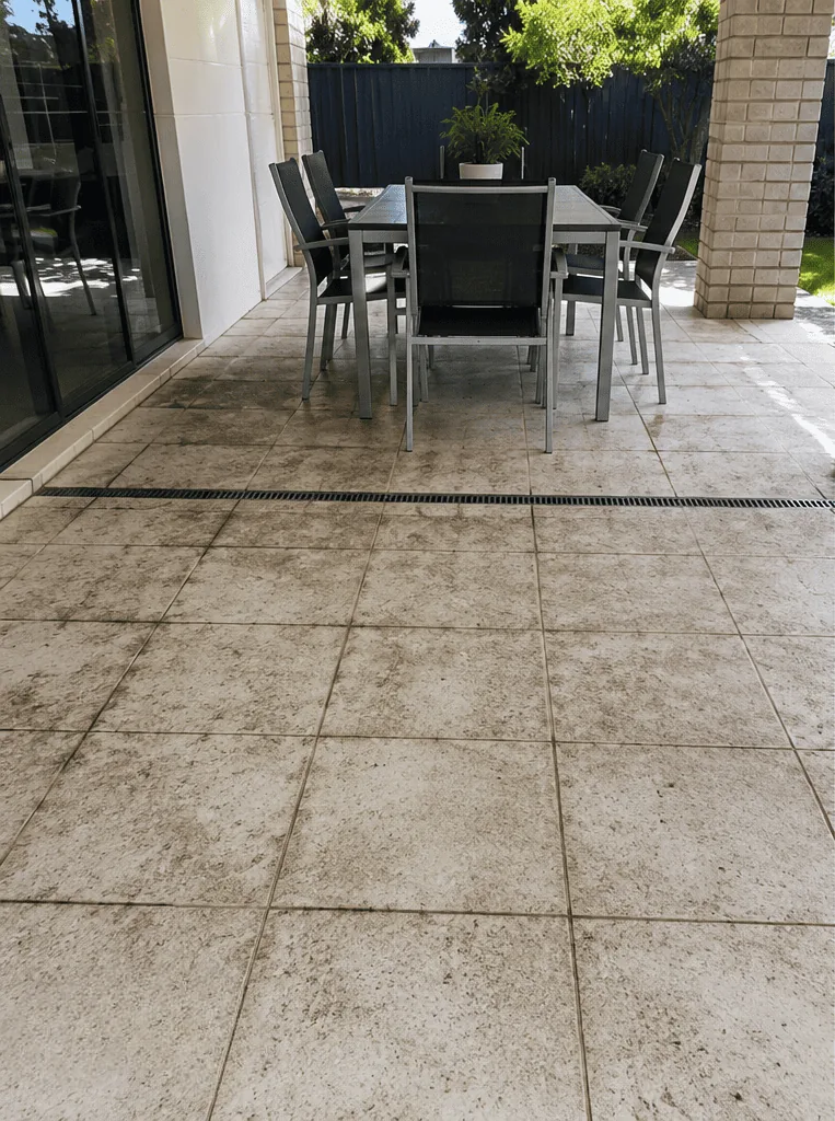Tile & Grout Cleaning before